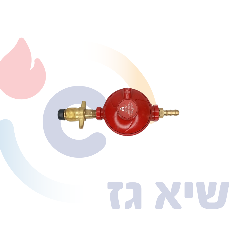 ווסת 100 מיליבר לבלון גז 12 ק"ג + כולל חיבורים