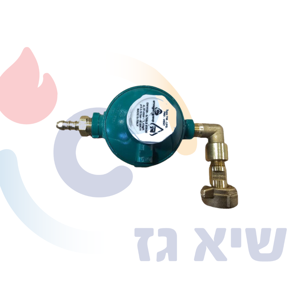 ווסת 30 מיליבר בספיקה של 4 ק''ג עם חיבור למיכל 5 ק''ג וחיבור לצינור גומי