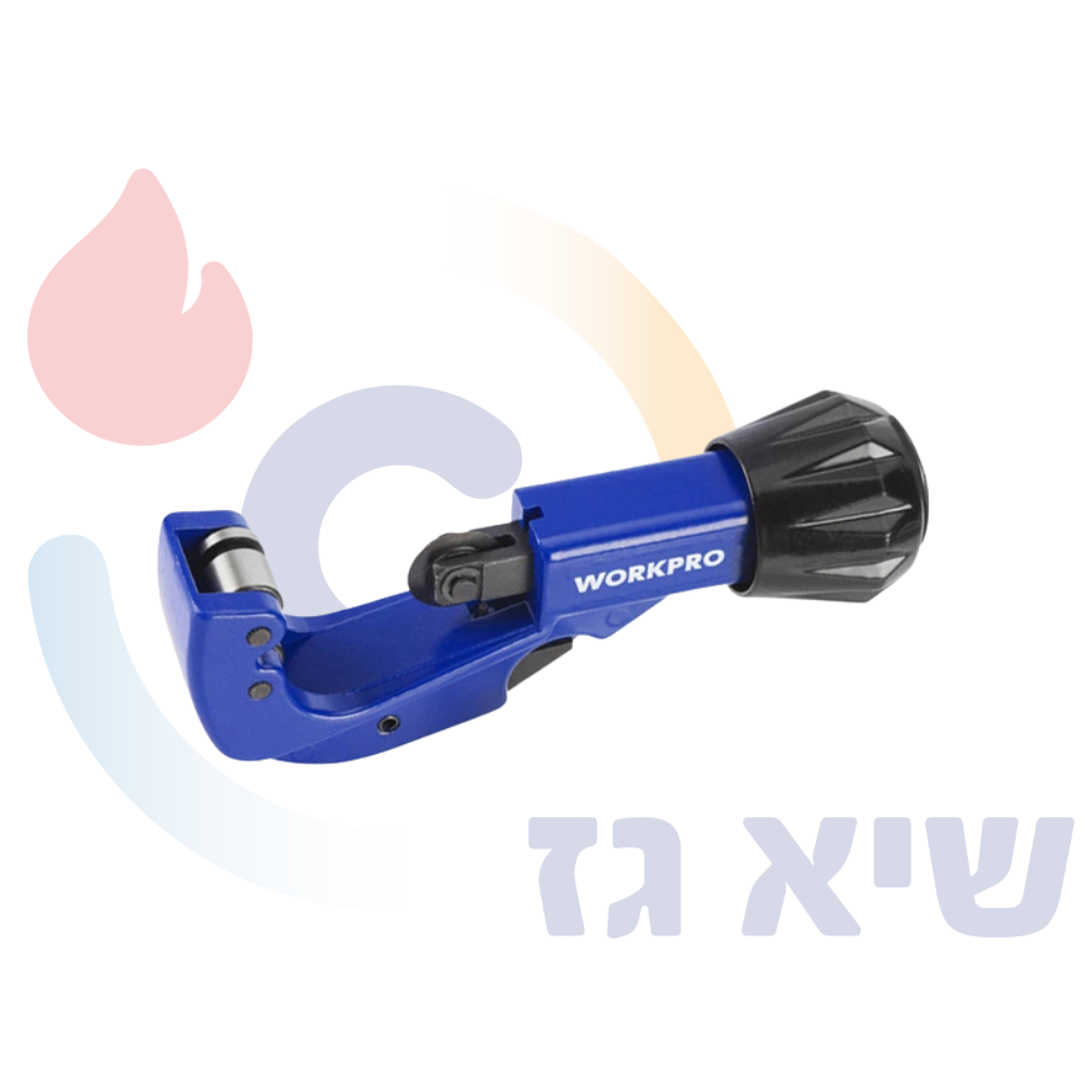 חותך צינורות רולר מתכוונן Workpro Pro לטווח 3–32 מ״מ
