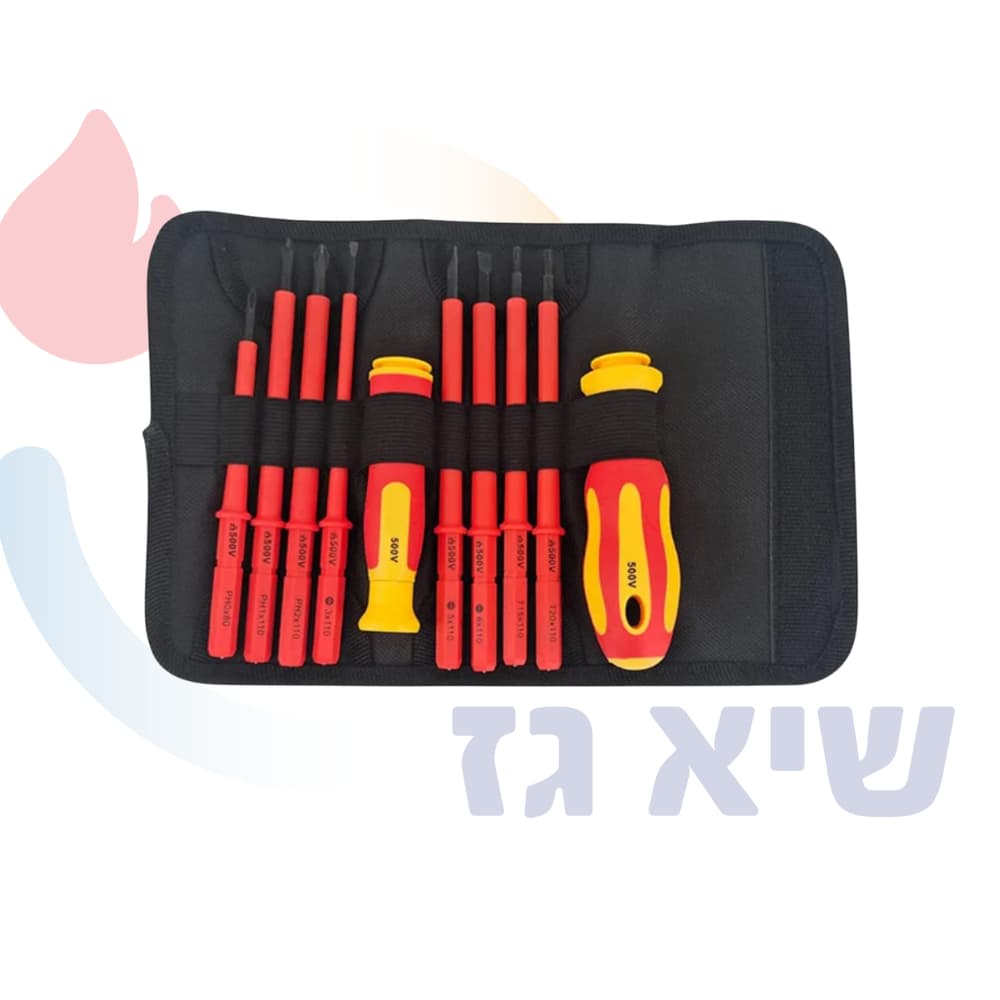 סט מברגים מבודדי חשמל עד 500 volt