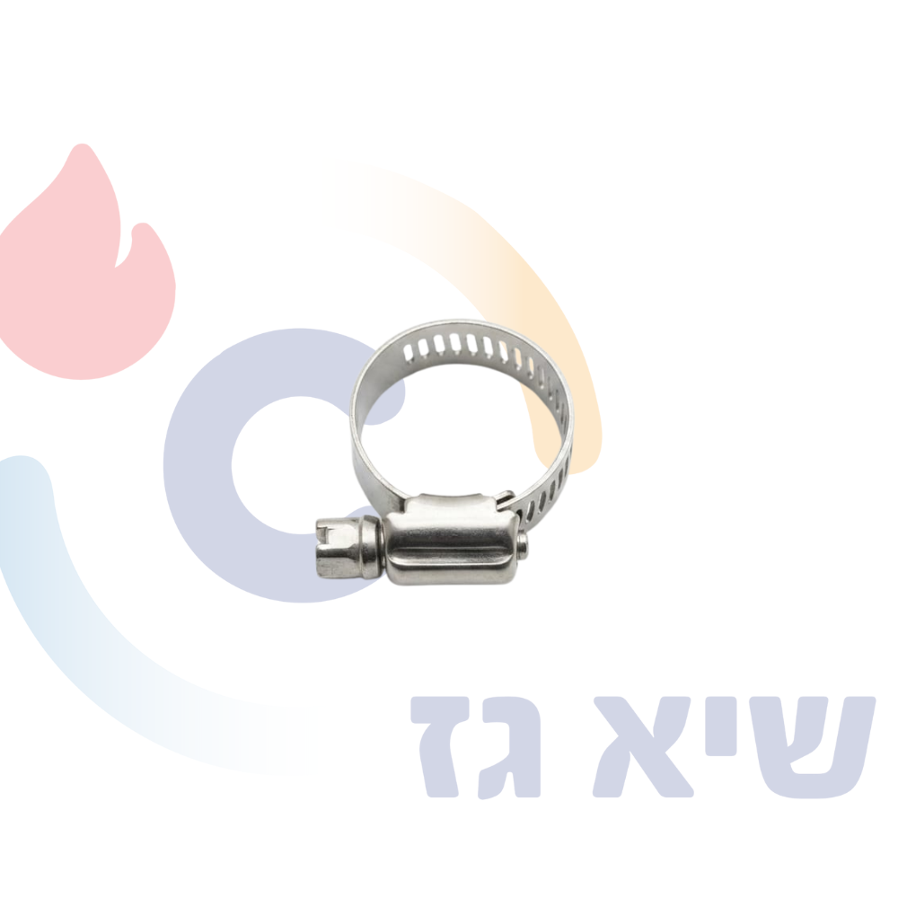 חבק בורגי לצינור גומי של גז